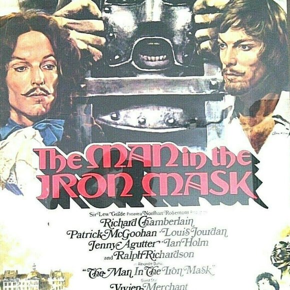 The Man in the Iron Mask Movie Poster Original Film Richard Chamberlain 1977 TV - Picture 12 of 16